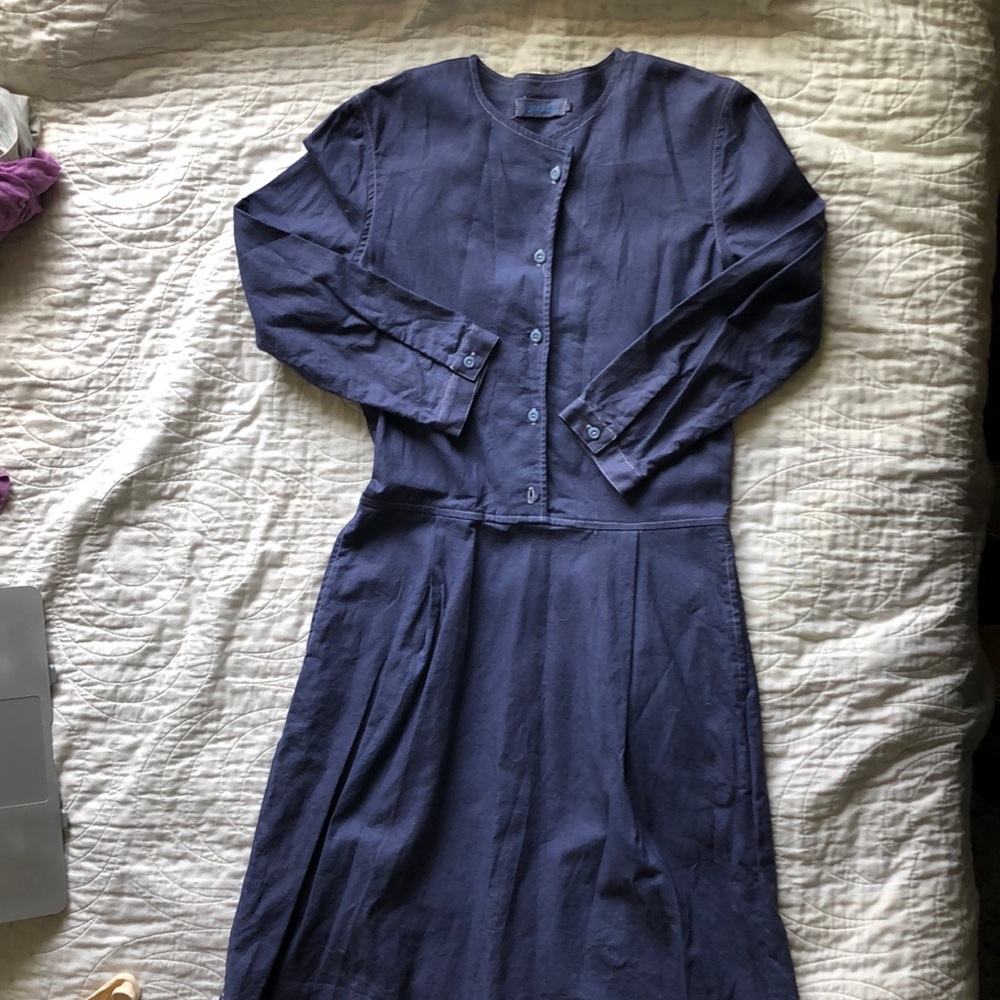 Hand dyed Taylor stitch dress XS